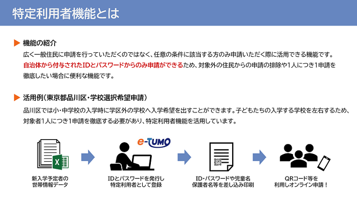 特定利用者機能とは