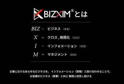 BIZXIMのコンセプトの画像です。